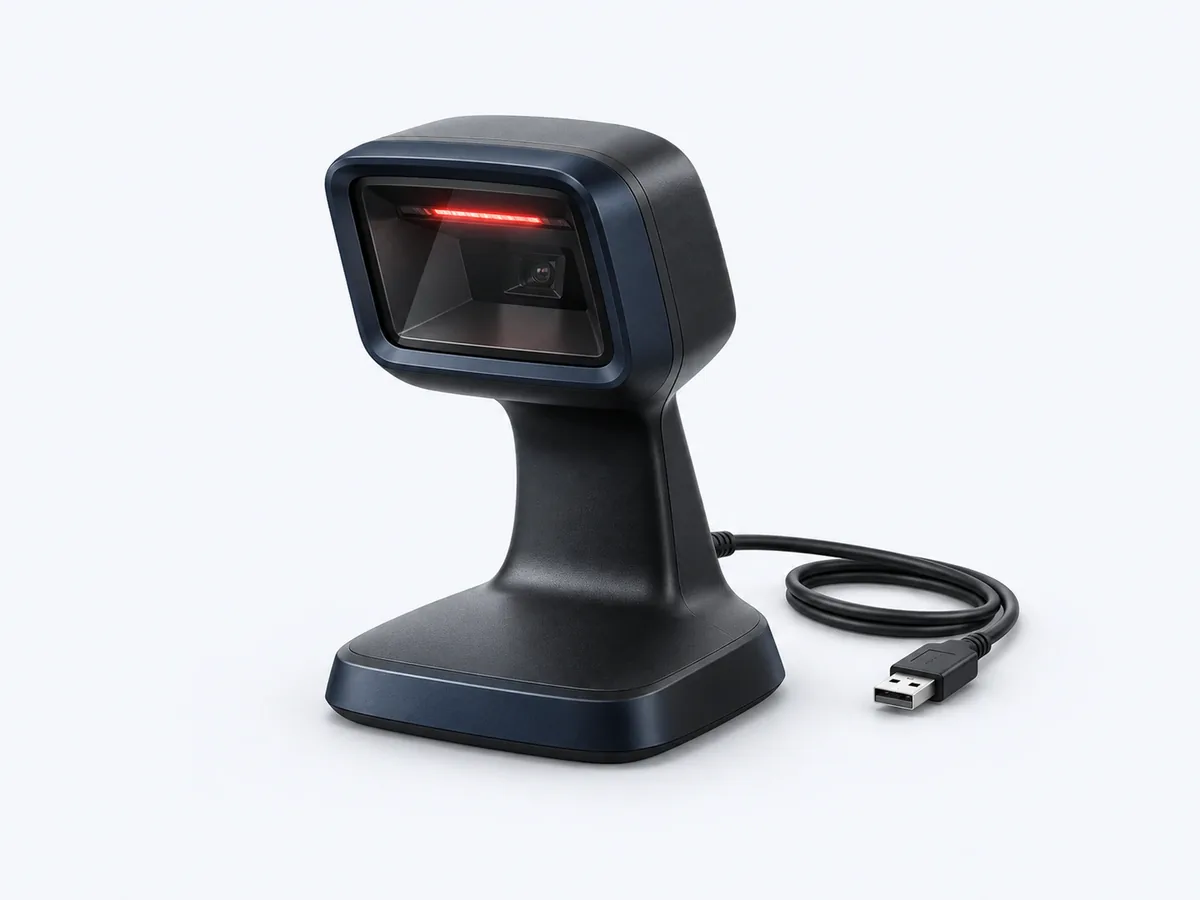 Countertop barcode scanner