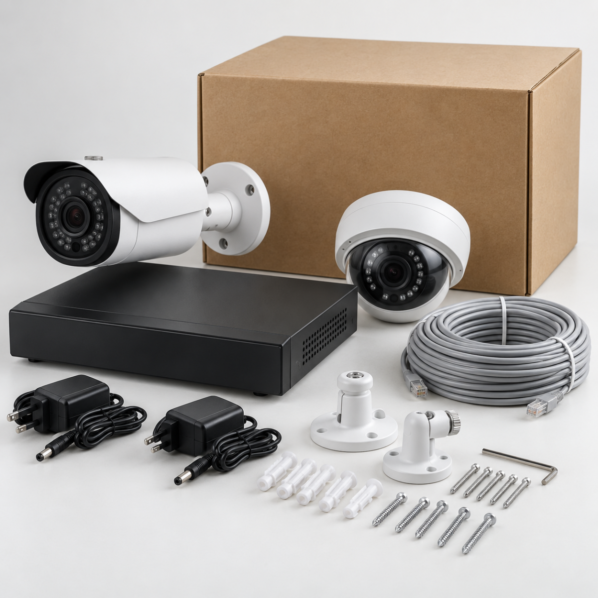 4-camera CCTV kit with DVR